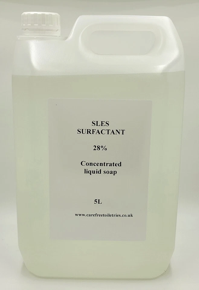 CAREFREE SODIUM LAURYL ETHOXY SULFATE SURFACTANT 28% ACTIVE 5Litre/5000g