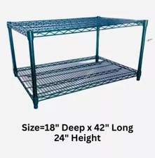 Durable 24” Wire Shelving Unit – Restaurant & Garage Storage Rack