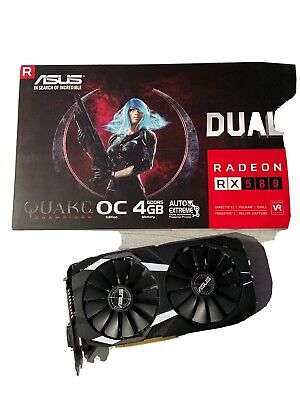 ASUS AMD Radeon RX580 8GB GDDR5 Graphics Card (DUAL-RX580-O8G) | eBay