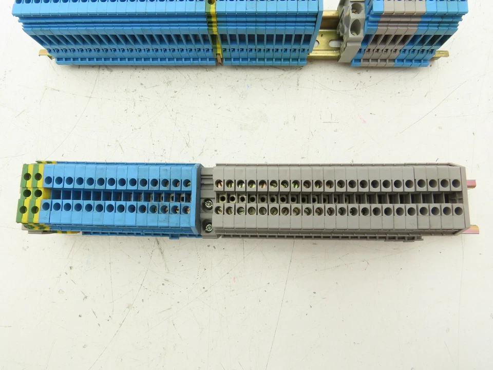 Entrelec M4/6 5116 Terminal Block DIN Rail 24-10AWG 4mm² 600V 25A Lot of 112 - Image 4 of 4