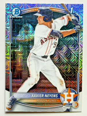 2025 Bowman Draft Mega Box Mojo BDC-2 Xavier Neyens - Houston Astros 1st