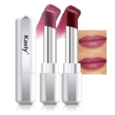 Kaely 2Pcs Honey Lipstick 2 Count (Pack of 1), 2Pcs-Set06-07 Mauve+09 Cherry