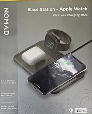 Nomad Wireless Charging Pad 7.5w for iPhones and Apple Watch  - Black