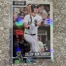 2026 Topps Series 1 Celebration RC Colson Montgomery OPENING DAY FOIL White Sox