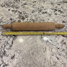 Wooden Rolling Pin Vintage 18 Inch Farmhouse Cottage