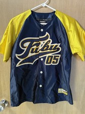 FUBU Vintage Hip Hop Baseball Jersey Blue, Size M, 1990s