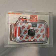New Sunnylife Underwater 35mm Reusable Camera Rolling Stones Red & White