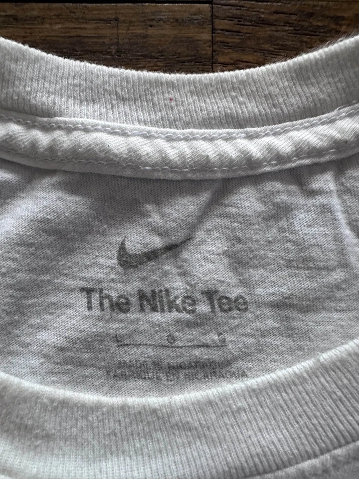 Nike Los Angeles Dodgers Camiseta Para Hombre Grande Blanca MLB Gráfico Camiseta LA Béisbol Foto 3 de 3