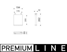 MAHLE Innenraumheizung Wärmetauscher Für BMW IX 21- 64117911330