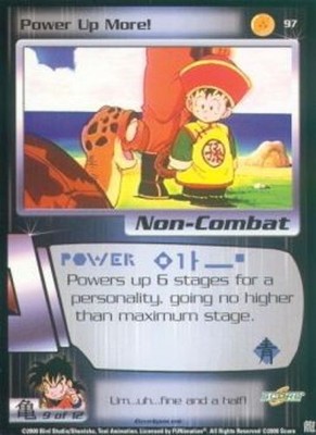 Power Up More! - Saiyan Saga (Limited) - Dragon Ball Z CCG (Score 2000)