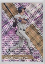 2019 Panini Elite Extra Edition Aspirations Purple /250 Logan Davidson #29 6fs