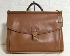 Vintage Coach 5266 Leather Briefcase Messenger Bag F/S