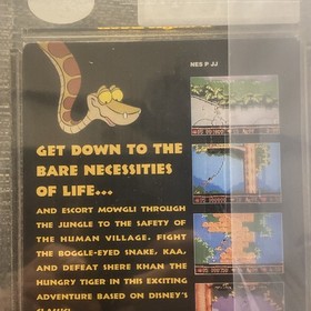 Jungle Book Nintendo Nes PAL A CIB UKG 80+ Near Mint+ #1 Highest Graded Globally