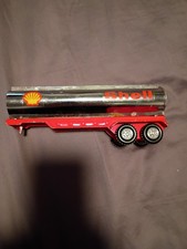 vintage Shell Oil promotional toy tanker trai...