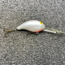Pre Pradco Bandit 300 Series Vintage Crankbait - 303 Pearl Black Back 03