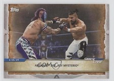 2020 Topps WWE Road to Wrestlemania Andrade Cien Almas Def Rey Mysterio #80 2o7