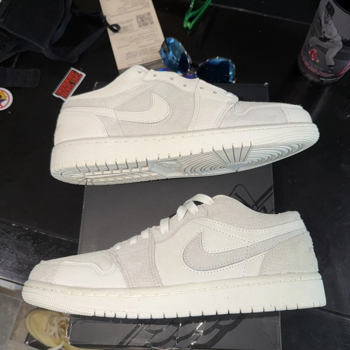 Size 9 - Air Jordan 1 SE Craft Low Pale Ivory Jordan Brand × Nike Jordan 1 Low SE Craft Pale Ivory | Grailed main image 2