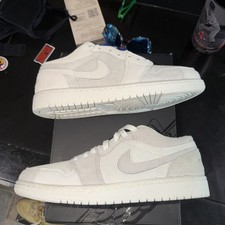USED Air Jordan 1 Low SE Craft \'Pale Ivory\' FQ3055-100 Size 10 EUC  OBO Jordan 1 SE Craft Low Pale Ivory | eBay main image 3