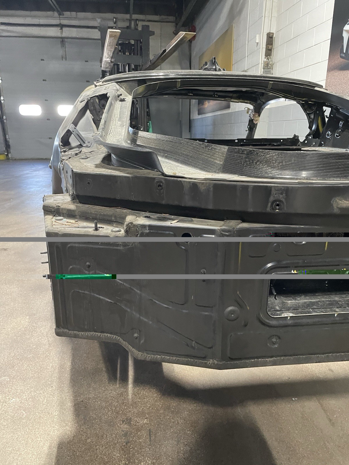 2014-2020 BMW i8 I12 Rear Left Quarter Panel Body Carbon Structure Cut OEM