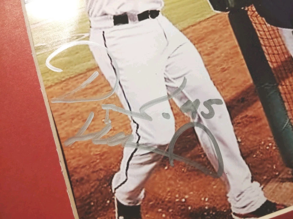 Derek Holland & Ron Washington Autografiado 8x10 Rangers Firmado Serie Mundial Automático Foto 3 de 4