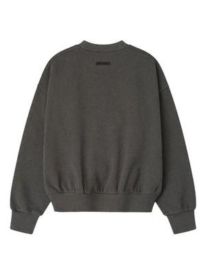 Fear of God Essentials Embossed Classic Crewneck Sweatshirt Charcoal Heather
