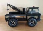 Tonka Mighty Tow Wrecker Truck Rare Fine in Black 1980's Press Steel