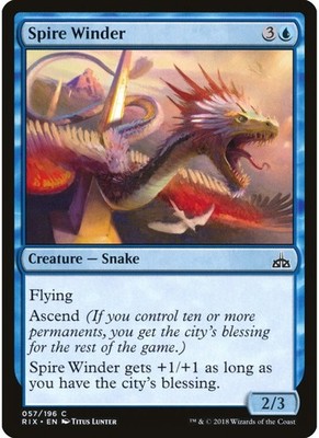 Spire Winder #57 Rivals of Ixalan NM