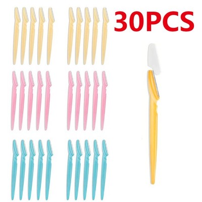 30PCS Eyebrow Razor Shaver Blade Face Hair Trimmer Makeup Dermaplaning tool
