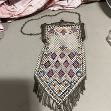 Vintage Small Purse Metal Mesh Chain Mail