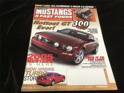 Muscle Mustangs & Fast Fords Magazine March 2004 Hottest GT 300HP Ever!