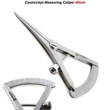 Castroviejo Bone 40mm Calipers Dental Surgical ophthalmic Measuring Gauge tools