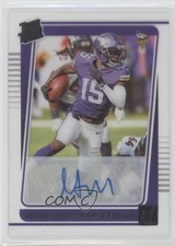 2021 Panini Clearly Donruss Rated Rookie Auto Ihmir Smith-Marsette #91 Auto 5ov