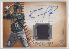 2015 Bowman Inception Auto Relics Orange /25 Renato Nunez #IAR-RN Auto 0c6