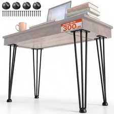 Uimoso Hairpin Table Legs 20 inch Set of 4 DIY Desk Table Legs 3 Rods Heavy Duty