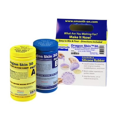Platinum Cure Silicone Rubber Dragon Skin  30 Mold Making Special Effects