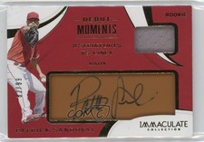 2020 Immaculate Debut Moments Relics Tan Leather /99 Patrick Sandoval Auto o9i