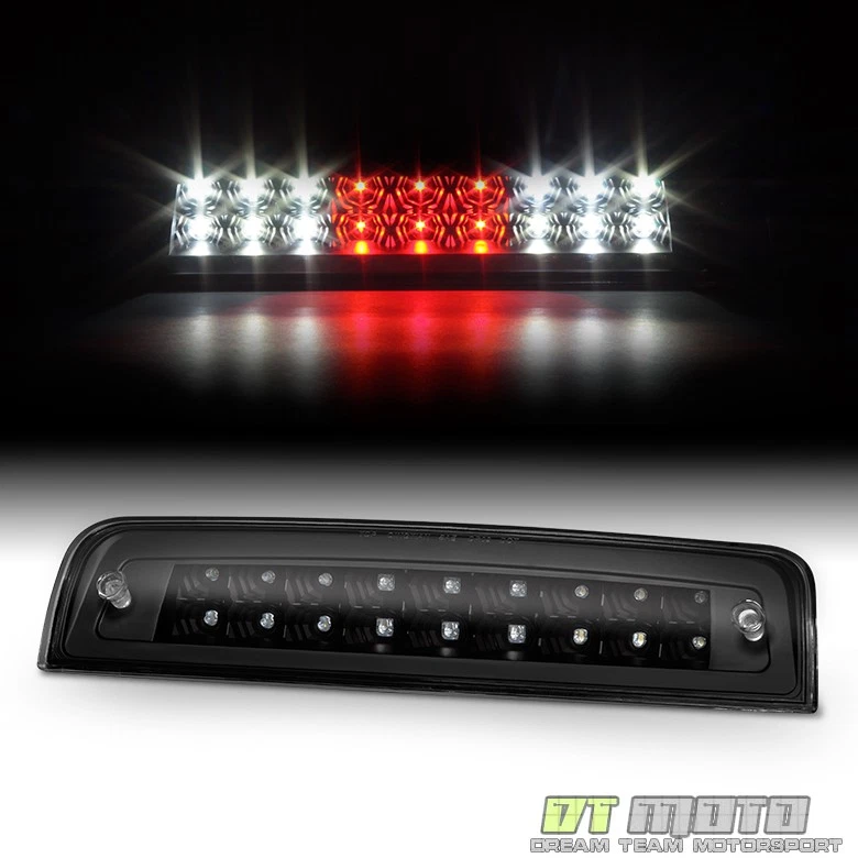 2009-2018 Dodge Ram 1500 2500 3500 Blk Smoke LED Tail Lights+LED 3rd Brake Lamp - Image 4 of 4