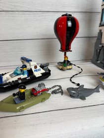 LEGO City 60130 Prison Island Retired Set w/ Original Box & Manuals RARE