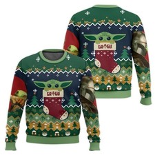 Stocking Stuffers Baby Yoda Grogu Star Wars Ugly Christmas Sweater