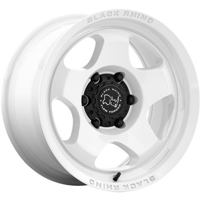 Black Rhino BR031 Sol 17x8.5 5x5'' +0mm White Wheel Rim 17'' Inch