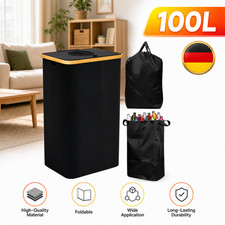 Aufbewahrungsbox 100L Pfandflaschen Sammelbehälter mit Deckel Kleidung Küche DE