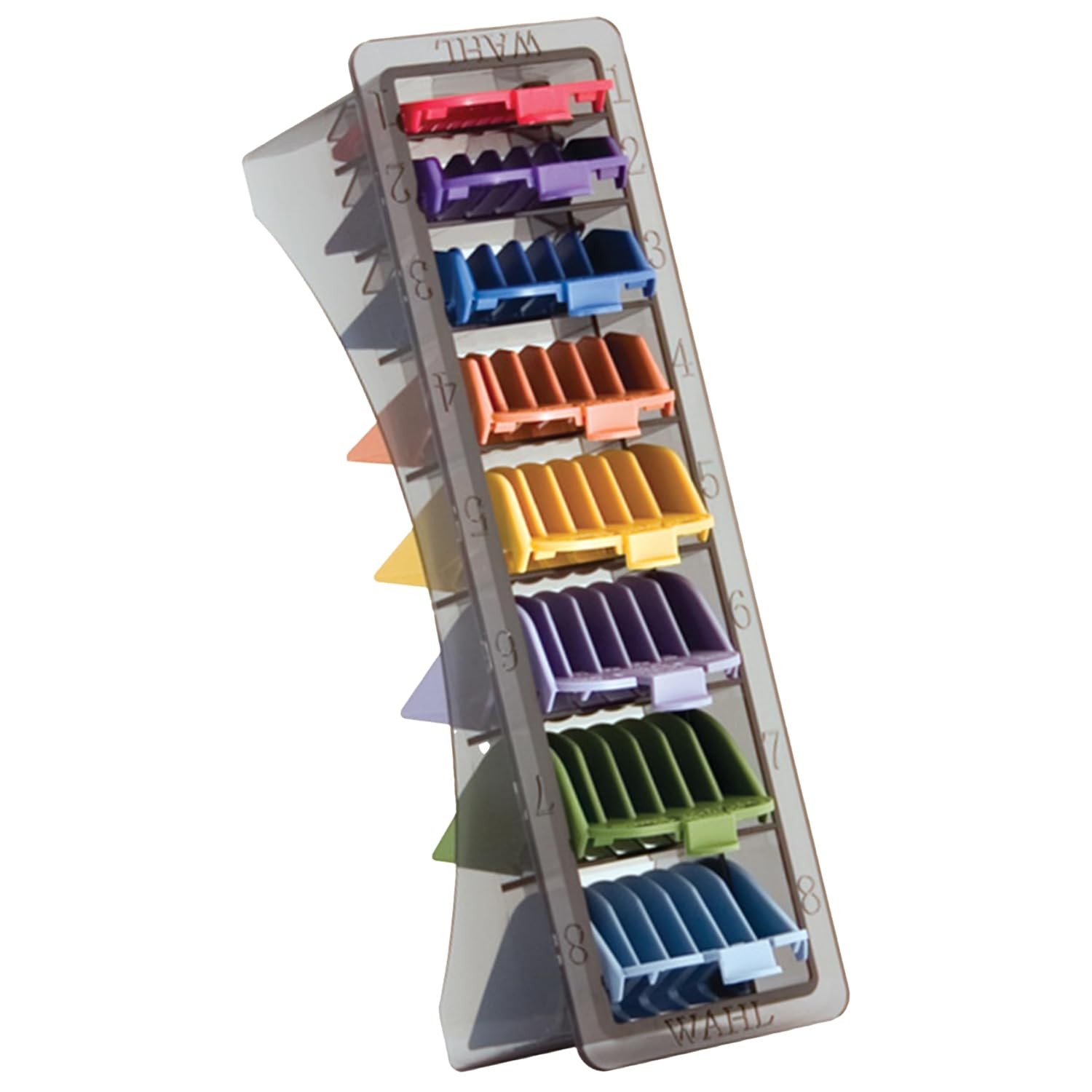 Wahl Professional Blistered 1-8 Cutting Guides, Color-Coded 