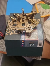 Vtg Bronze Pocket Sextant- KA030 Pre Owned Untested Condition #11