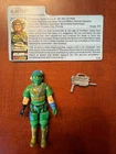 GI Joe BLASTER Battle Force 2000 Complete w/ Filecard Vintage 1987