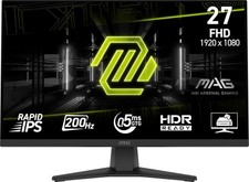 MSI MAG 272F 27" IPS FHD 200Hz Gaming Monitor 0.5ms, FreeSync Premium, HDR Ready