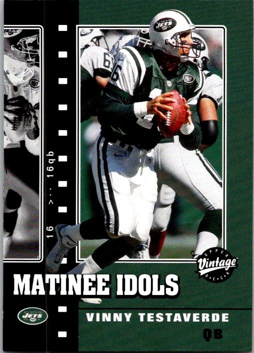 2001 Upper Deck Vintage #M10 Vinny Testaverde Matinee Idols