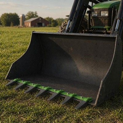 48/60/72'' Bucket Tooth Bar 4560Lb for Tractor Loader Bucket Cutting Edge  1/2''