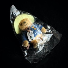 Miniature Tiny Paddington Bear with Suitcase EDEN made in Hong Kong 1970s