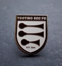 TOOTING BEC FOOTBALL CLUB BUTTERFLY PIN BADGE