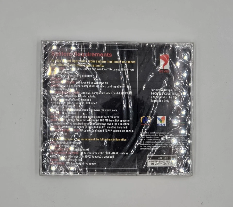 Tom Clancy's Rainbow Six: Covert Ops Essentials PC CD 2000 w/ Manuals--LIKE NEW - Image 2 of 3